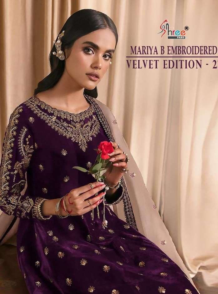 Maria .B Velvet -23 by shree